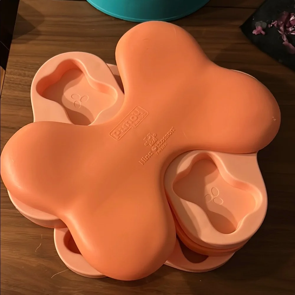 Two Slow Feeder Dog Puzzle Toys
